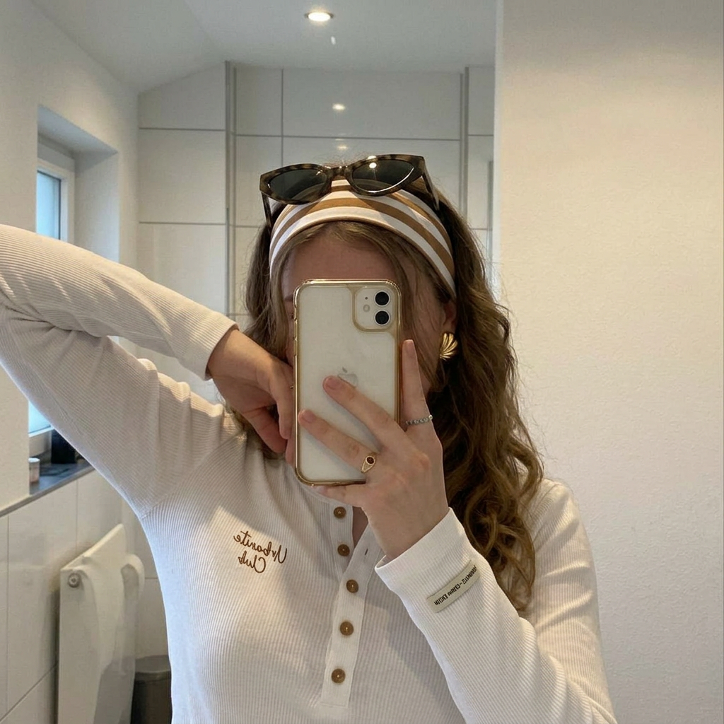 Essential Haarband | Caramel Stripe