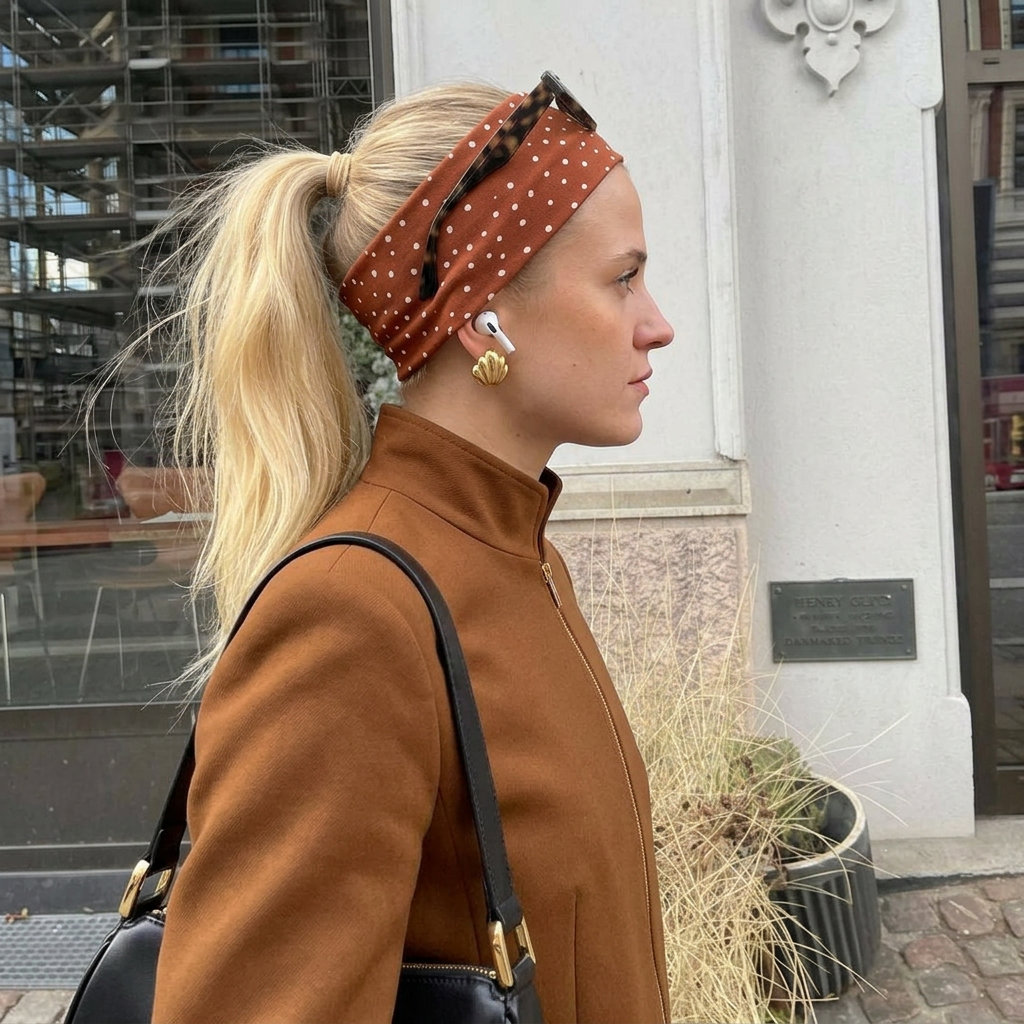 Essential Haarband | Cinnamon Dots