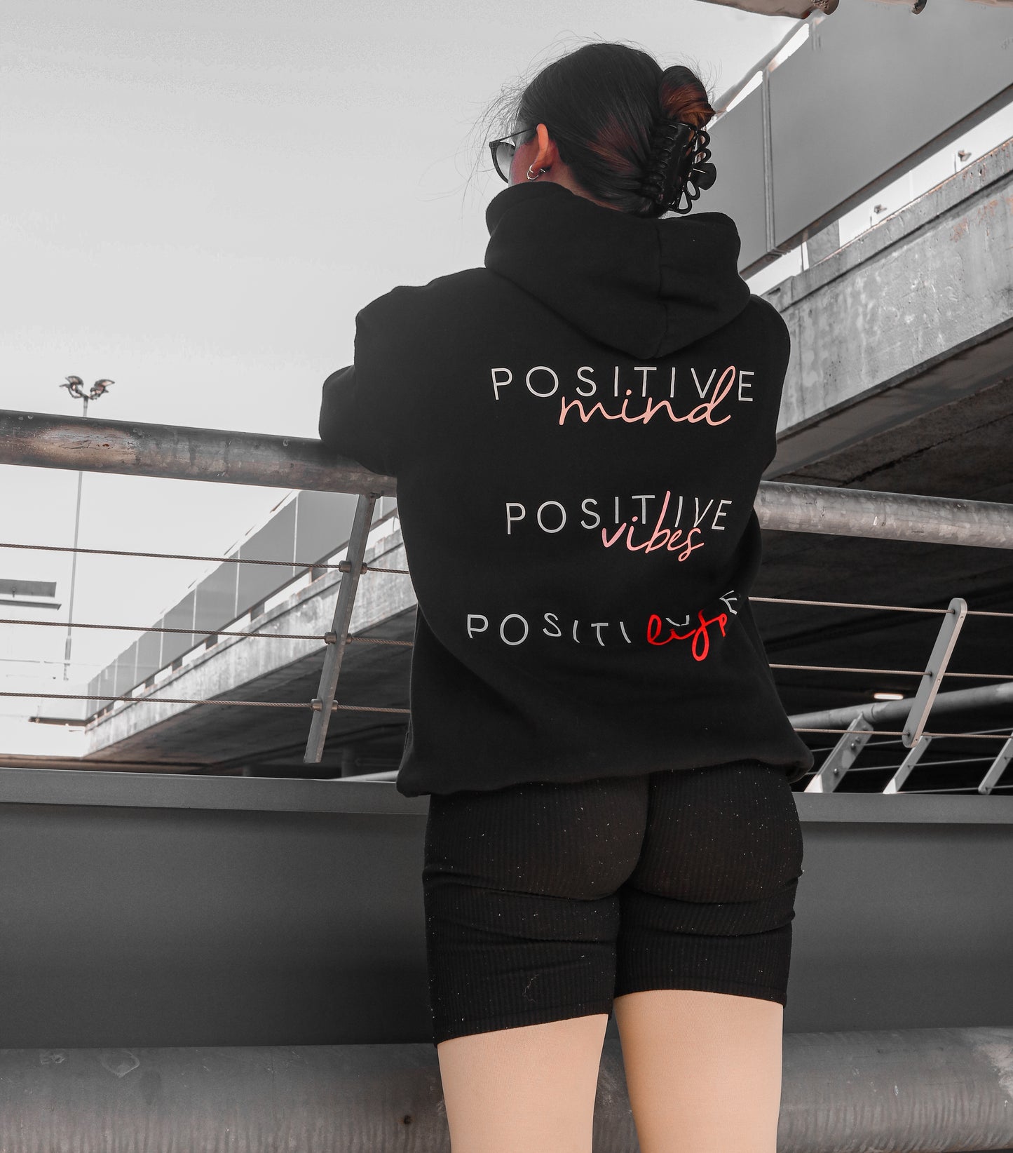 "Positivity" Oversized Hoodie