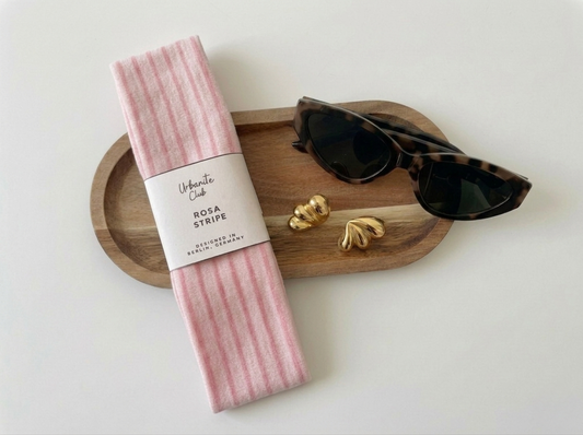 Essential Haarband | Rosa Stripe