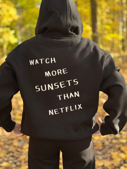 "Sunset Seeker" Oversized Hoodie