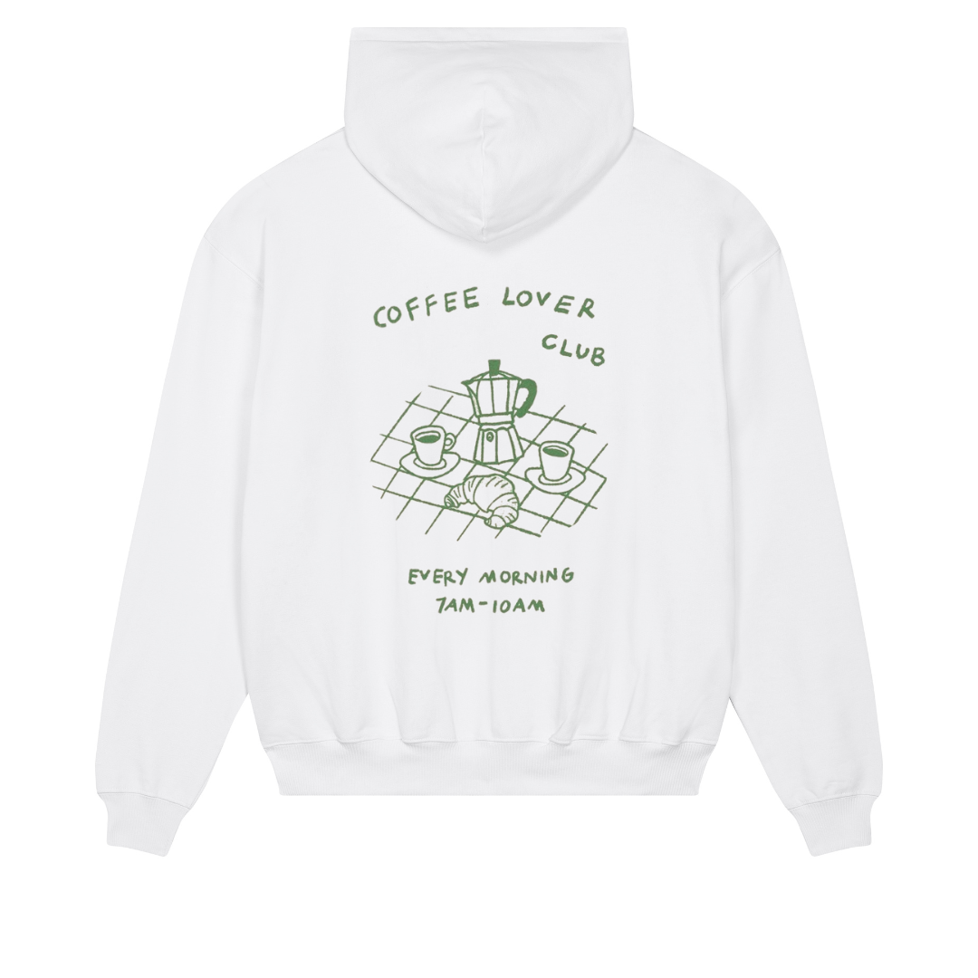 "Coffee Lover Club" Oversized  Hoodie