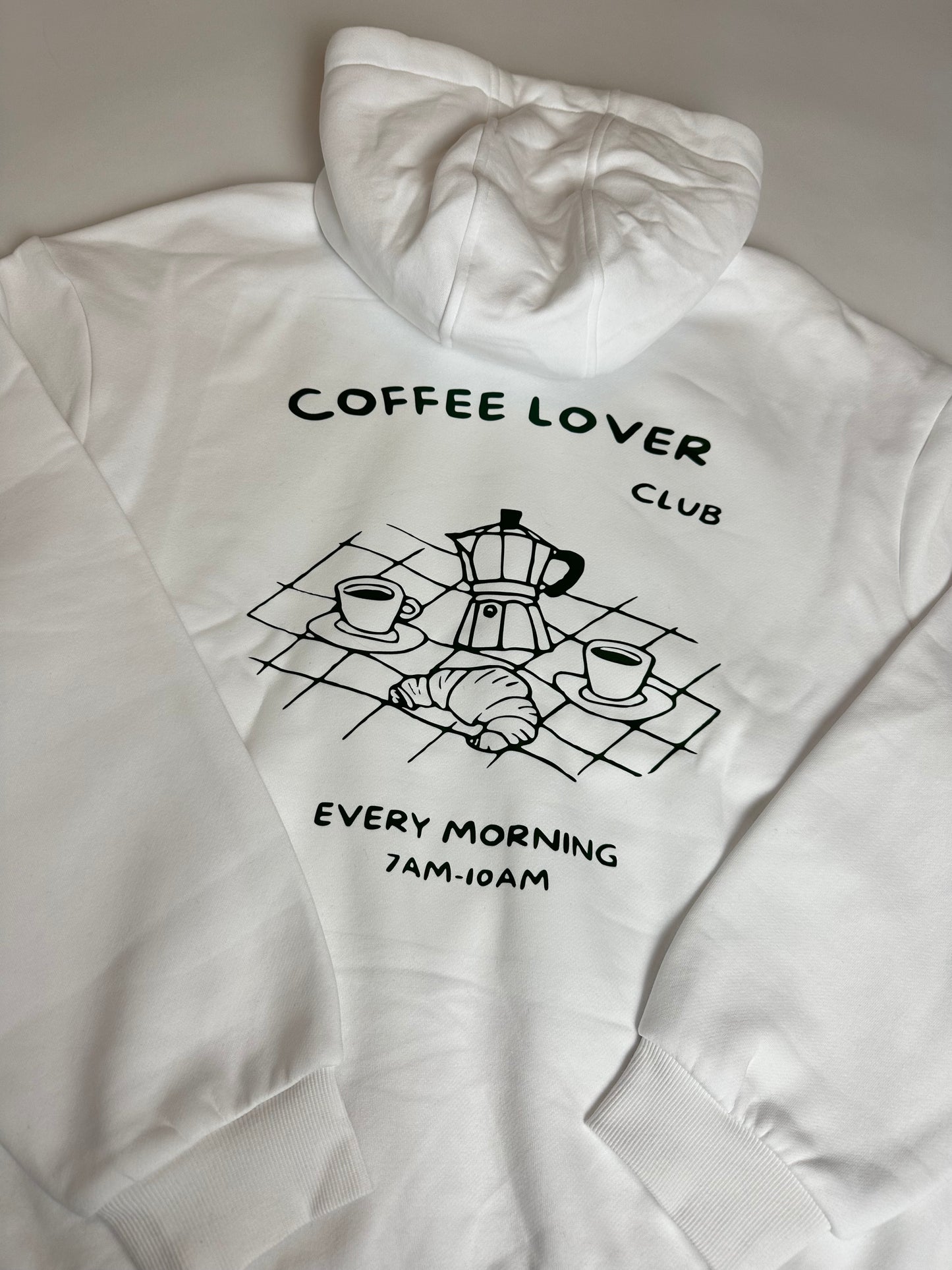 "Coffee Lover Club" Oversized  Hoodie