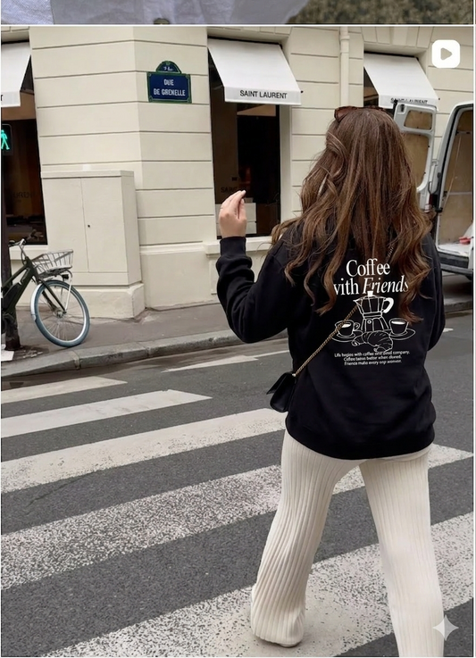 "Coffee with Friends" Sweater