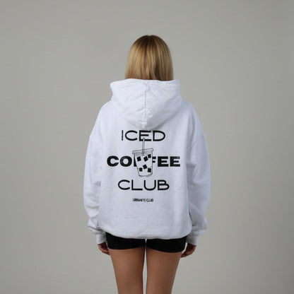 "Iced Coffee Club" Hoodie M