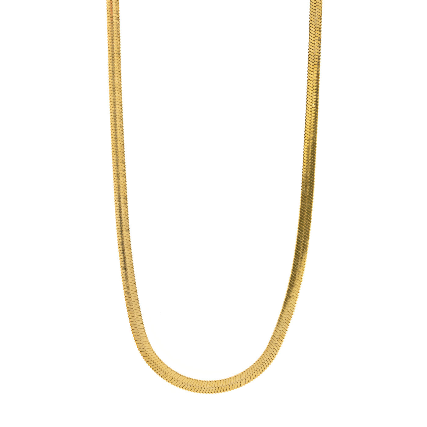 GOLDENE SCHLANGENKETTE AUS EDELSTAHL