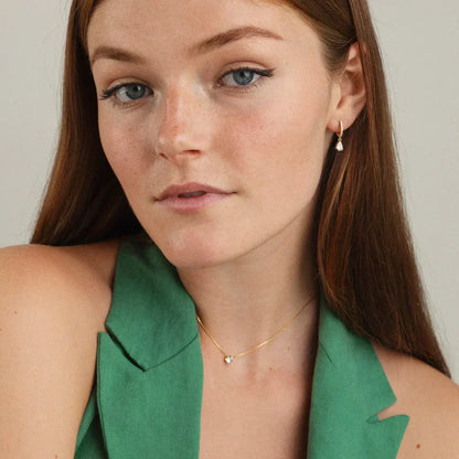 GOLDENE KRISTALL KETTE