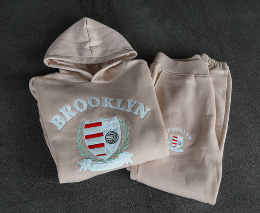 "Brooklyn" Oversized Jogger Beige