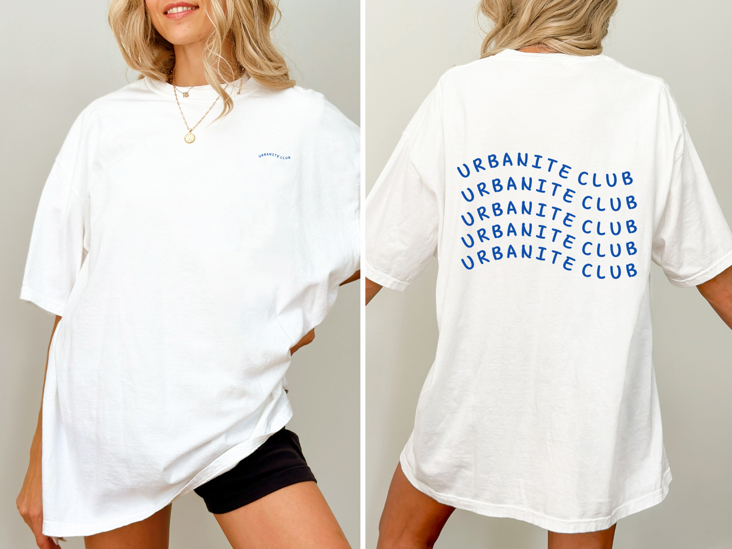 "URBANITE CLUB WAVE" OVERSIZED SHIRT