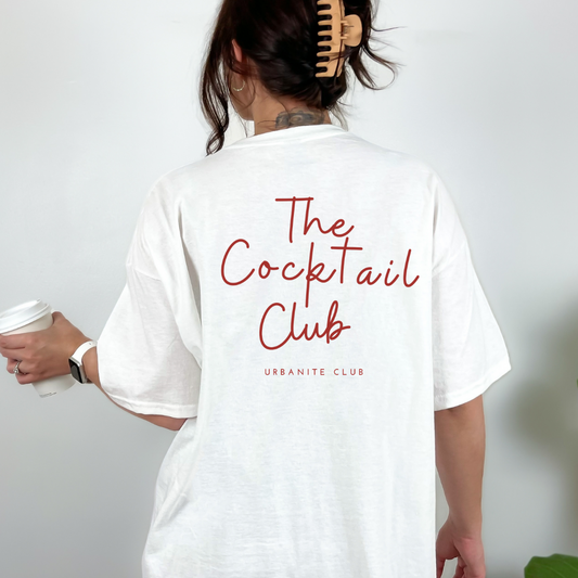 "Cocktail Club" Oversized Shirt