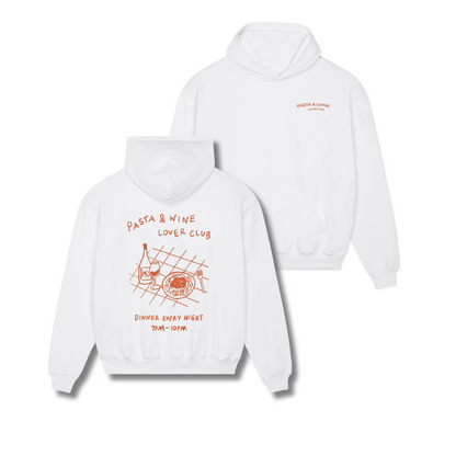 "Pasta & Wine Lover Club" Hoodie (Einzelstück)