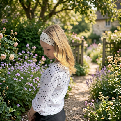 Essential Haarband | Black Dots