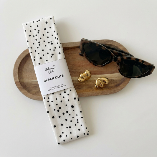 Essential Haarband | Black Dots