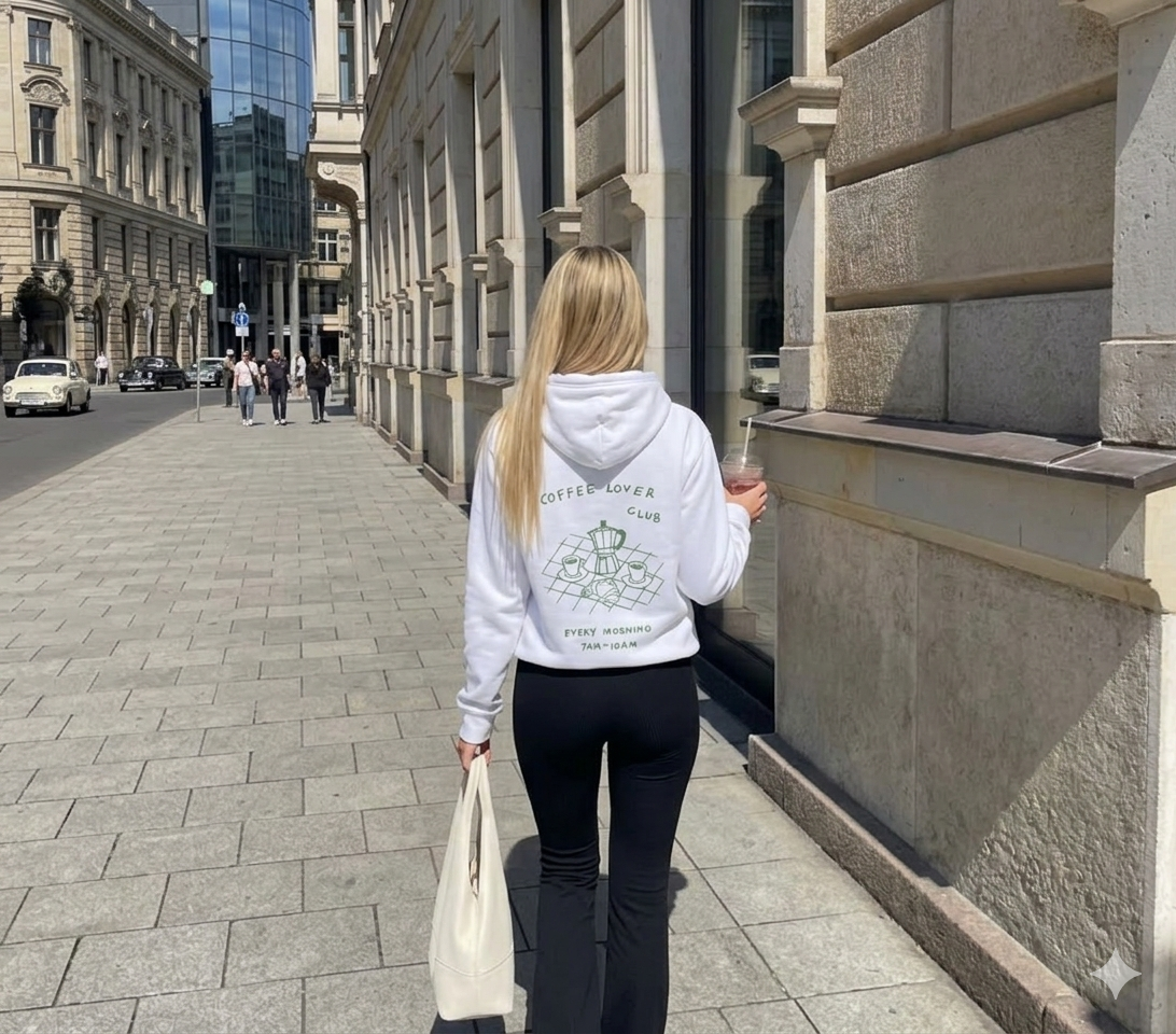 "Coffee Lover Club"  Hoodie S