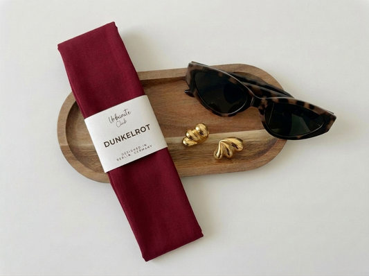 Essential Haarband | Dunkelrot