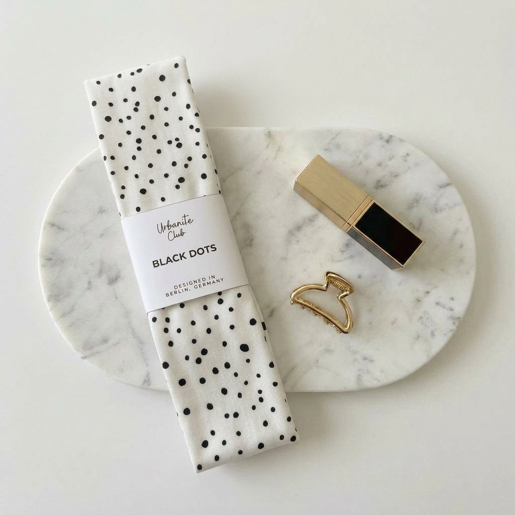 Essential Haarband | Black Dots