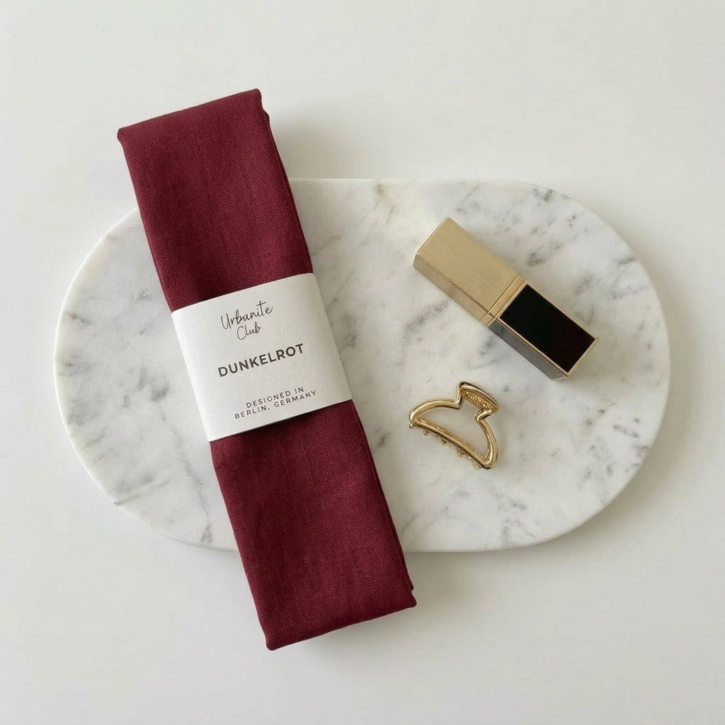 Essential Haarband | Dunkelrot
