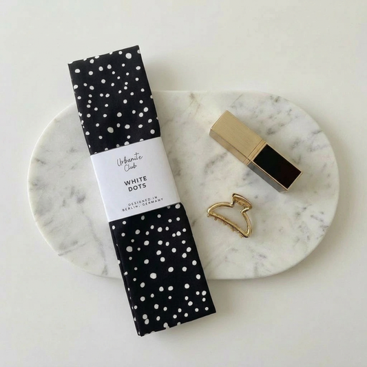 Essential Haarband | White Dots