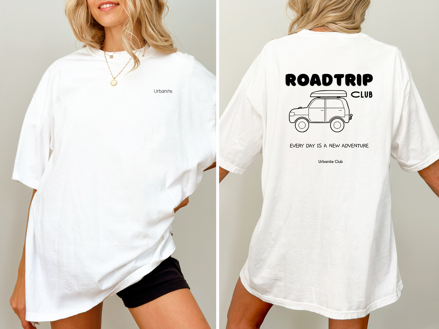 "Roadtrip Club" Oversized Shirt